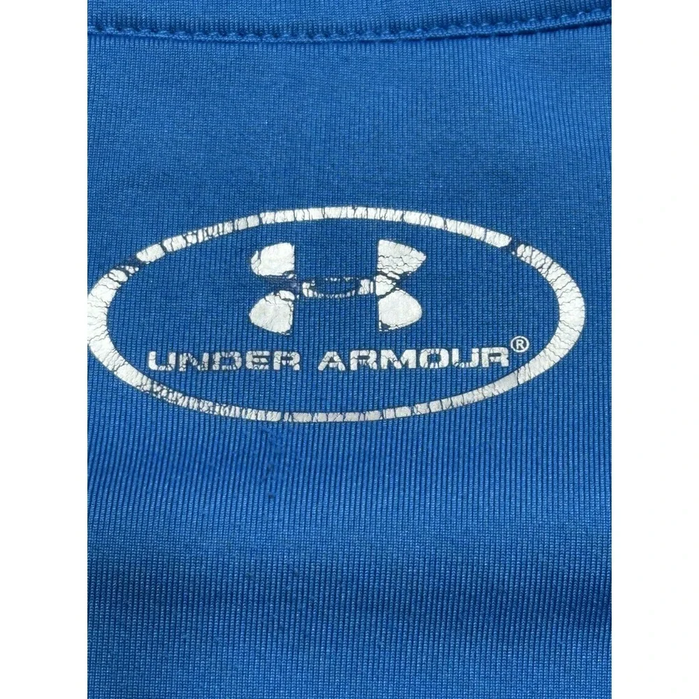 Under Armour‎ ColdGear Full Zip Mock Neck Sweat Jacket Blue Women's Size Small